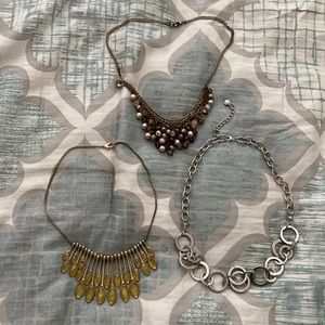 Bundle of loft necklaces assorted colors and style